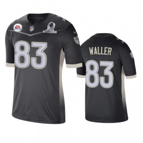 Tröjor Las Vegas Raiders Darren Waller 83 Game Anthracite 2021 AFC Pro Bowl - Män
